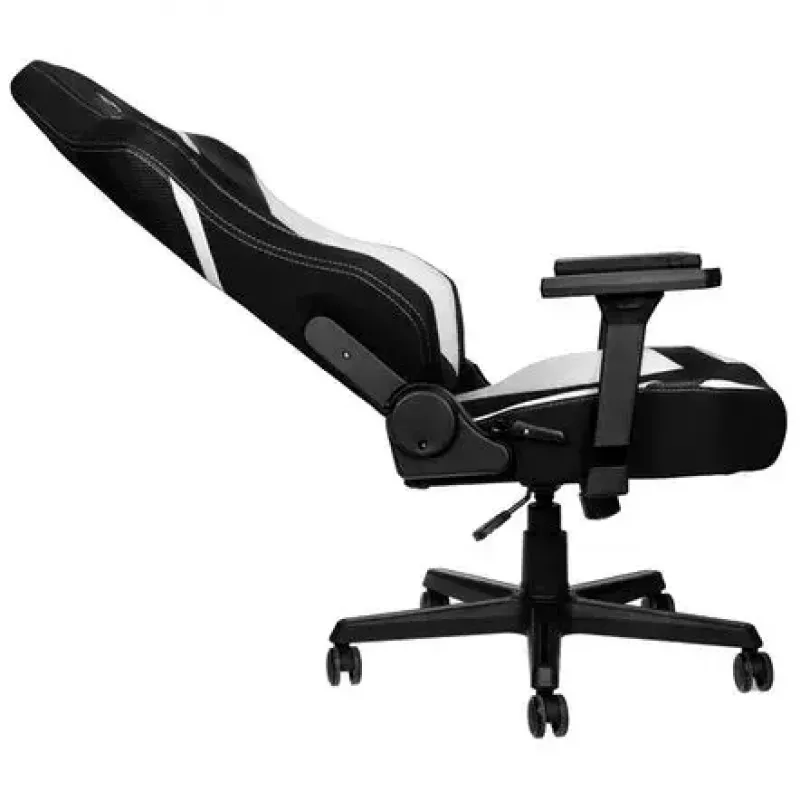 Nitro Concepts X1000 NC-X1000-BW cadeira gaming, assento estofado, preta/branca (Radiant White)