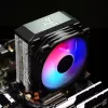 Dissipador Jonsbo CR-1200E 9,2 cm 2000 RPM preto