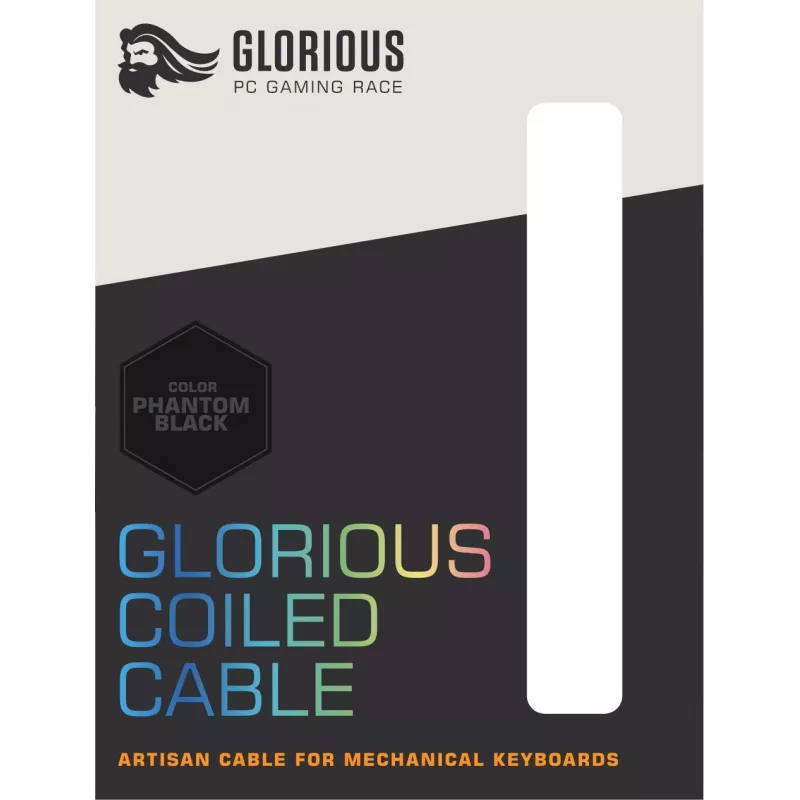 Glorious Gaming Coiled Preto 1,37 m
