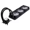 Refrigeração líquida AiO para CPU SilverStone Permafrost PF360-ARGB V2 SST-PF360-ARGB-V2 de 360 mm, ARGB, com controlador RGB incluído, preta
