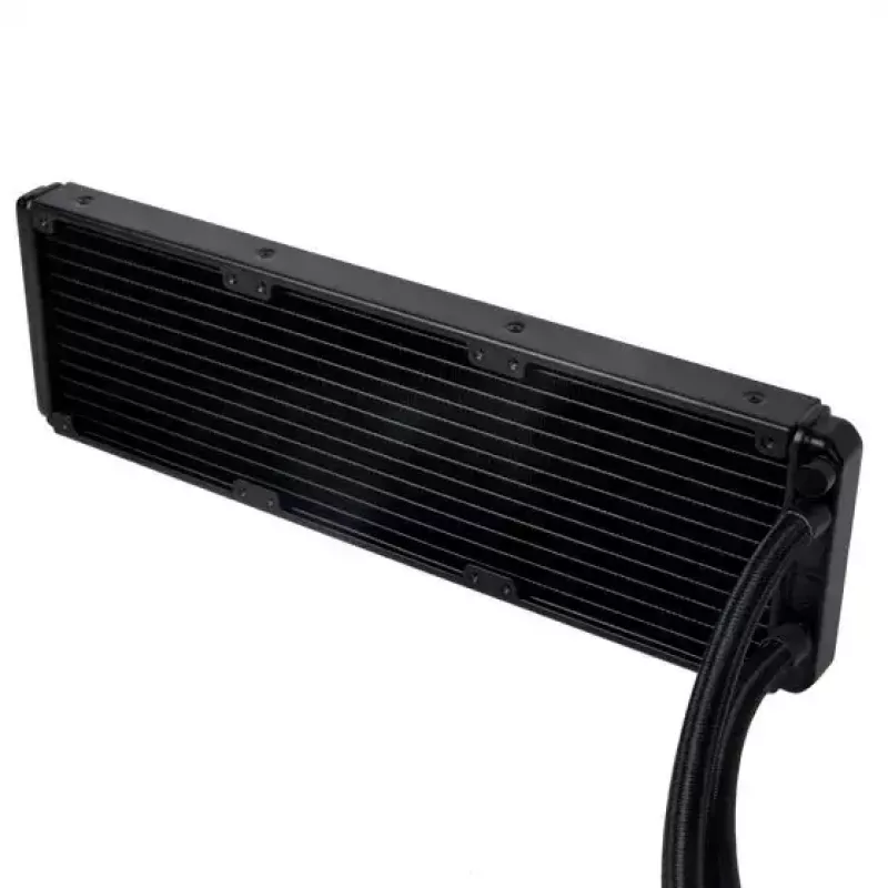 Refrigeração líquida AiO para CPU SilverStone Permafrost PF360-ARGB V2 SST-PF360-ARGB-V2 de 360 mm, ARGB, com controlador RGB incluído, preta