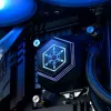 Refrigeração líquida AiO para CPU SilverStone Permafrost PF360-ARGB V2 SST-PF360-ARGB-V2 de 360 mm, ARGB, com controlador RGB incluído, preta