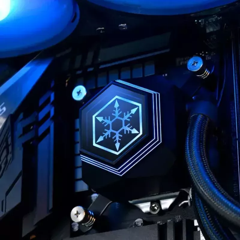 Refrigeração líquida AiO para CPU SilverStone Permafrost PF360-ARGB V2 SST-PF360-ARGB-V2 de 360 mm, ARGB, com controlador RGB incluído, preta