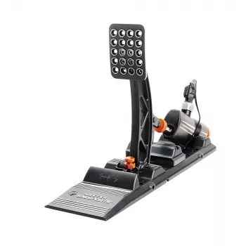 Conjunto de pedais de acelerador e travão Asetek Invicta S Sim-Racing — modelo 40-010-0010006