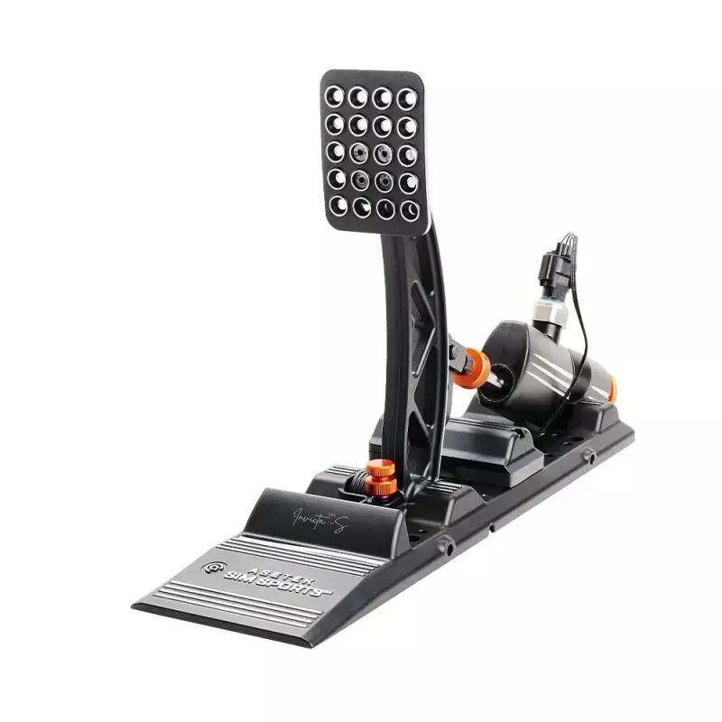 Conjunto de pedais de acelerador e travão Asetek Invicta S Sim-Racing — modelo 40-010-0010006