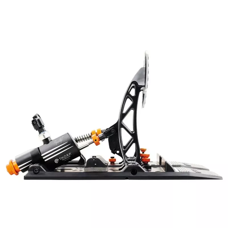 Conjunto de pedais de acelerador e travão Asetek Invicta S Sim-Racing — modelo 40-010-0010006