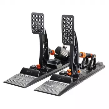 Conjunto de pedais de acelerador e travão Asetek Invicta S Sim-Racing — modelo 40-010-0010006