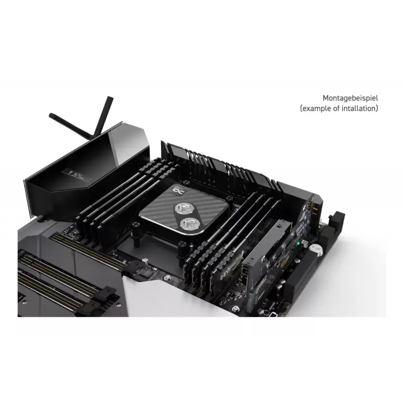 Bloco de água para CPU Alphacool Core 1, Carbon