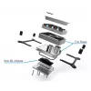 Bloco de água para CPU Alphacool Core 1, Carbon