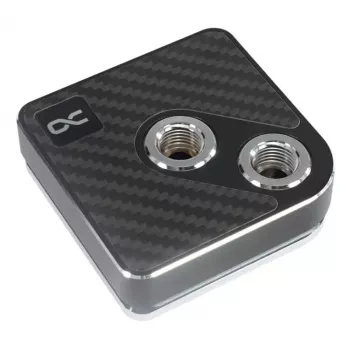 Bloco de refrigeração líquida Alphacool Core 1 Carbono Latão Cobre Níquel Preto 72mm