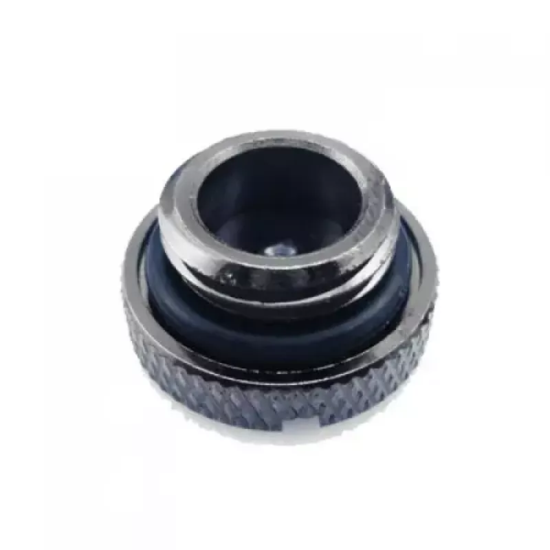 Tampão de fecho XSPC G1/4 com rosca macho, cromado preto