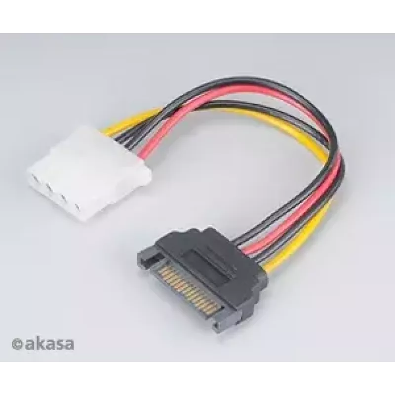 Akasa AK-CBPW03-KT02 cabo adaptador de SATA para Molex (2 un.)