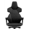 Cadeira gaming para PC noblechairs DAWN — assento almofadado, carga máx. 110 kg, largura do assento 53 cm, preta