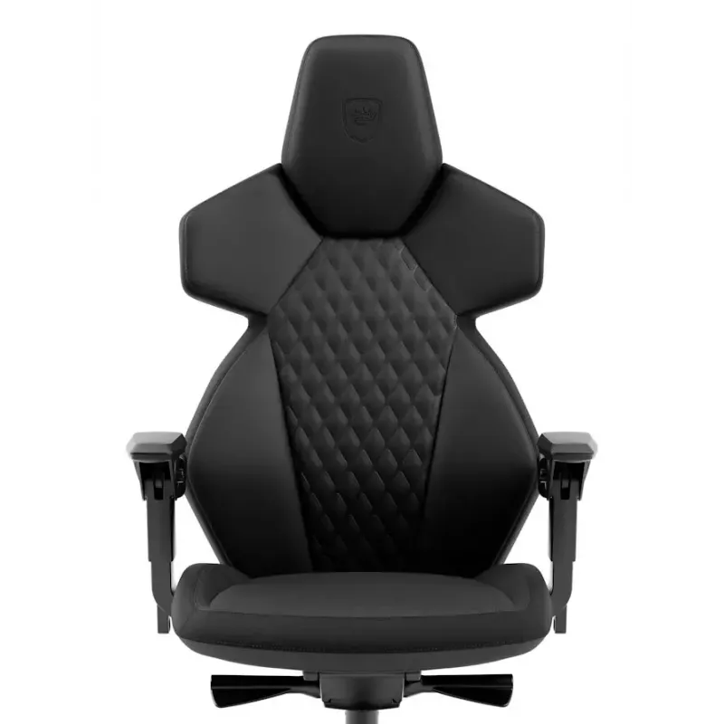 Cadeira gaming para PC noblechairs DAWN — assento almofadado, carga máx. 110 kg, largura do assento 53 cm, preta