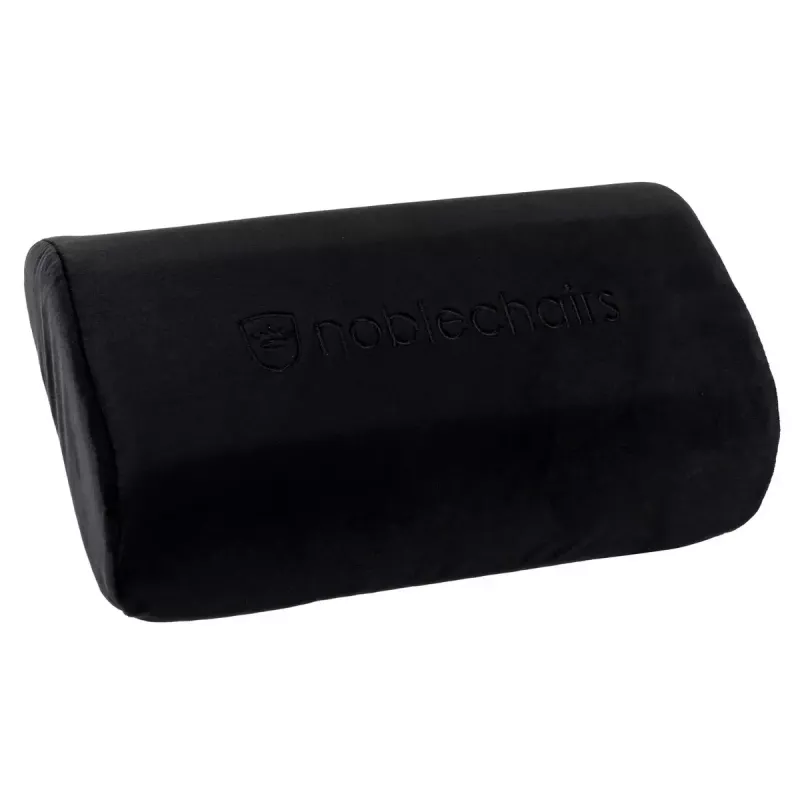 Conjunto de almofadas noblechairs NBL-SP-PST-002 — almofada de assento e apoio lombar pretas de 2 peças
