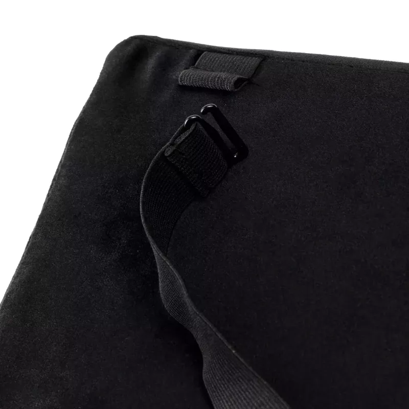 Conjunto de almofadas noblechairs NBL-SP-PST-002 — almofada de assento e apoio lombar pretas de 2 peças