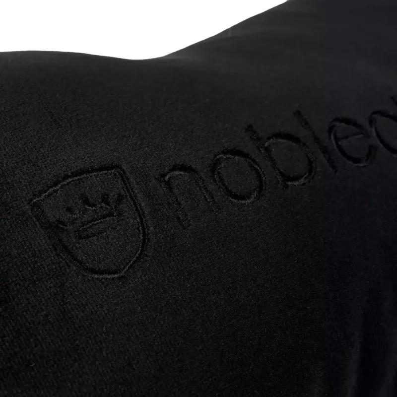 Conjunto de almofadas noblechairs NBL-SP-PST-002 — almofada de assento e apoio lombar pretas de 2 peças