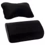 Conjunto de almofadas noblechairs NBL-SP-PST-002 — almofada de assento e apoio lombar pretas de 2 peças