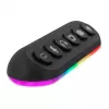 Streamplify HUB DECK 5 hub USB, 4x USB 3.0, 1x USB 2.0, RGB, 12V, cabo de alimentação UE, preto