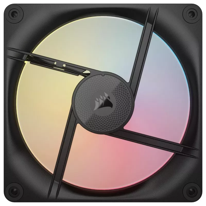 Ventoinha Corsair iCUE LINK LX140-R RGB 14 cm preta 2000 rpm 3,55 mmH2O