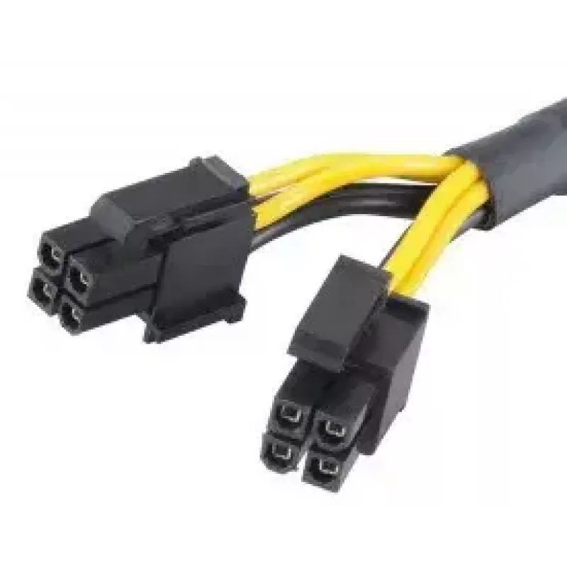 Cabo de alimentação interno Akasa AK-CBPW10-15BK 0,15 m PCI-E 8-Pin ATX 4-Pin