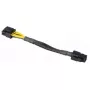 Cabo de alimentação interno Akasa AK-CBPW10-15BK 0,15 m PCI-E 8-Pin ATX 4-Pin