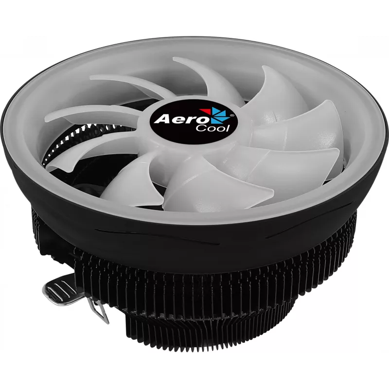 Cooler de CPU Aerocool Core Plus, ARGB, 120 mm, preto