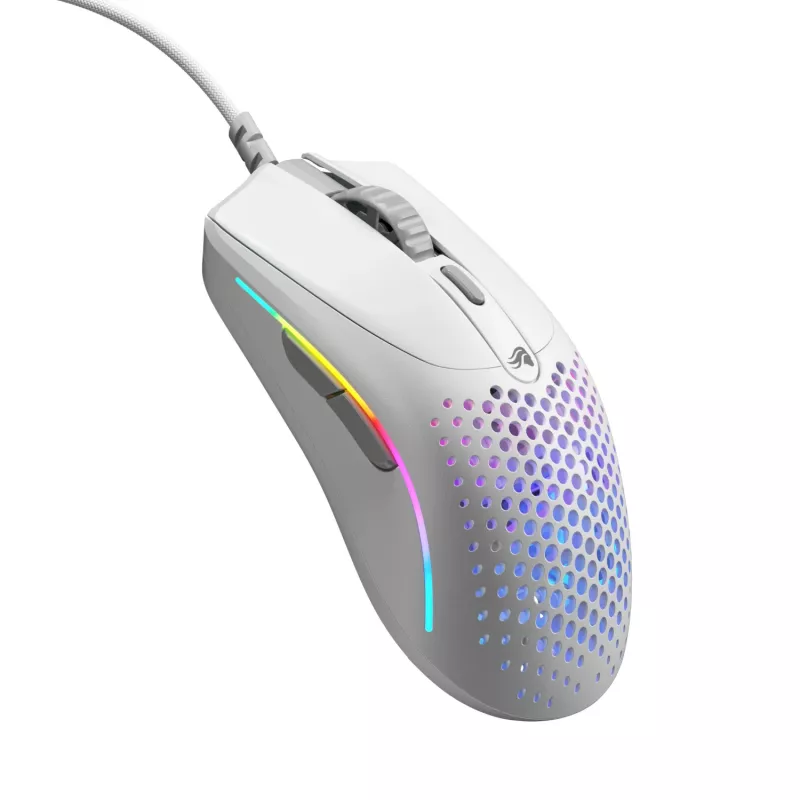 Glorious Gaming Glorious Model O 2 Mini - branco mate, destro, ótico, USB Type-A, 26000 DPI, branco