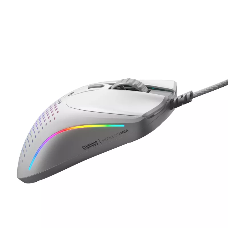 Glorious Gaming Glorious Model O 2 Mini - branco mate, destro, ótico, USB Type-A, 26000 DPI, branco