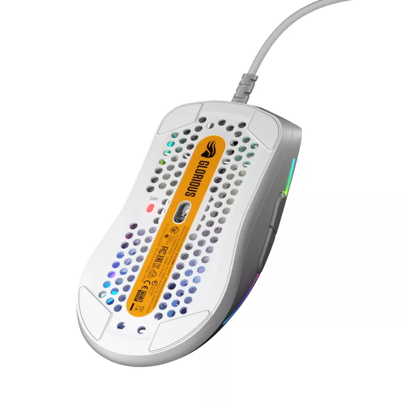 Glorious Gaming Glorious Model O 2 Mini - branco mate, destro, ótico, USB Type-A, 26000 DPI, branco