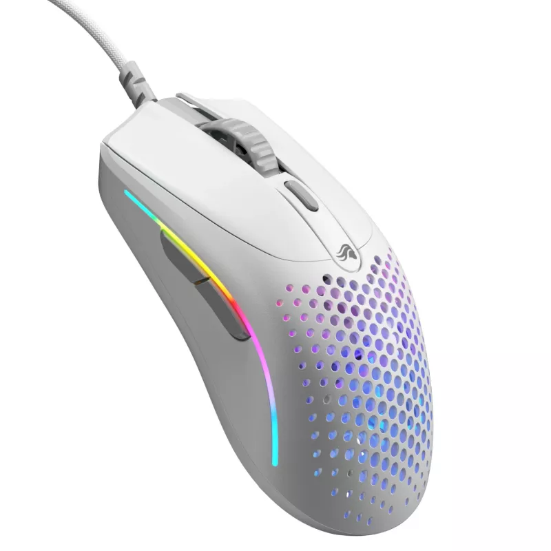 Glorious Gaming Glorious Model O 2 Mini - branco mate, destro, ótico, USB Type-A, 26000 DPI, branco