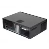 Caixa de PC SILVERSTONE Grandia GD05 HTPC preta – Mini‑ITX/DTX/Micro‑ATX, 2×3,5 polegadas + 2×2,5 polegadas, 1×5,25 polegadas, 3 ventoinhas laterais de 120 mm, USB 3.0
