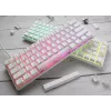 Teclado Gaming Ducky One 3 Mini Pure White USB Alemão Mecânico 61 teclas RGB