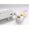 Teclado Gaming Ducky One 3 Mini Pure White USB Alemão Mecânico 61 teclas RGB