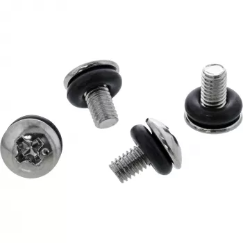 Conjunto de parafusos InLine para placa-mãe com anilhas de borracha métricos 10 unid. InLine 77784M