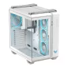 Caixa de PC ASUS TUF GAMING GT502 Horizon TG ARGB Branco — Midi Tower, ATX, vidro temperado, 4×3,5 polegadas baías, GPU máx. 400 mm