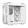 Caixa de PC ASUS TUF GAMING GT502 Horizon TG ARGB Branco — Midi Tower, ATX, vidro temperado, 4×3,5 polegadas baías, GPU máx. 400 mm