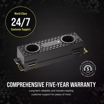 Disco SSD Corsair 2 TB M.2 PCI Express 5.0 MP700 PRO Hydro X