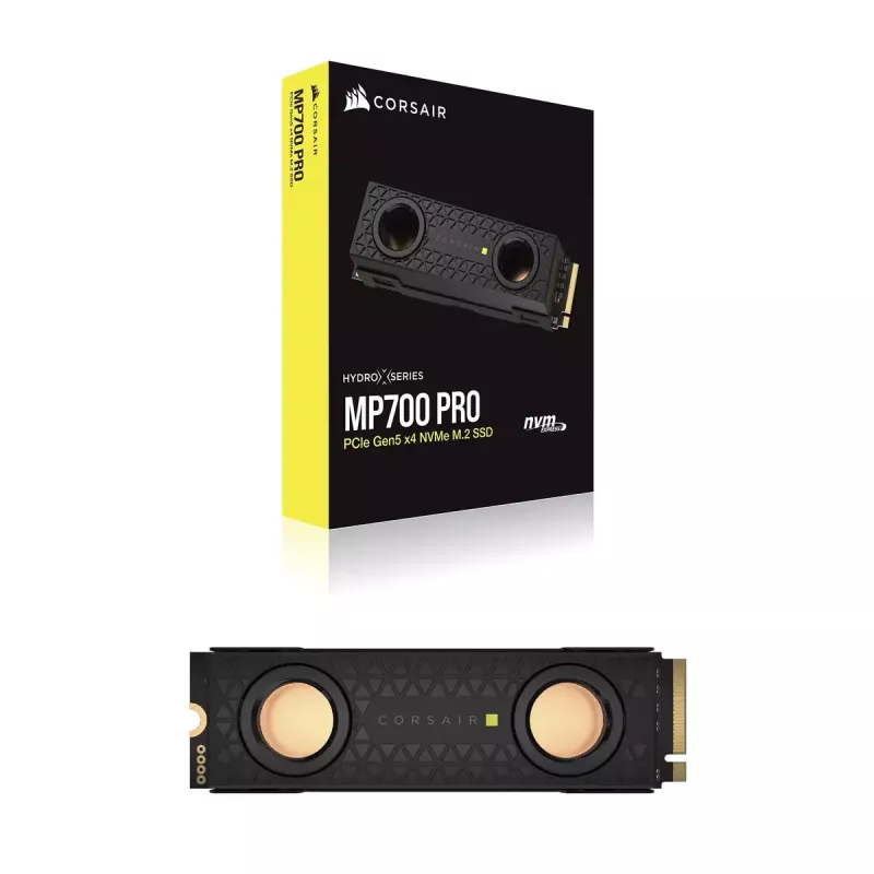 Disco SSD Corsair 2 TB M.2 PCI Express 5.0 MP700 PRO Hydro X