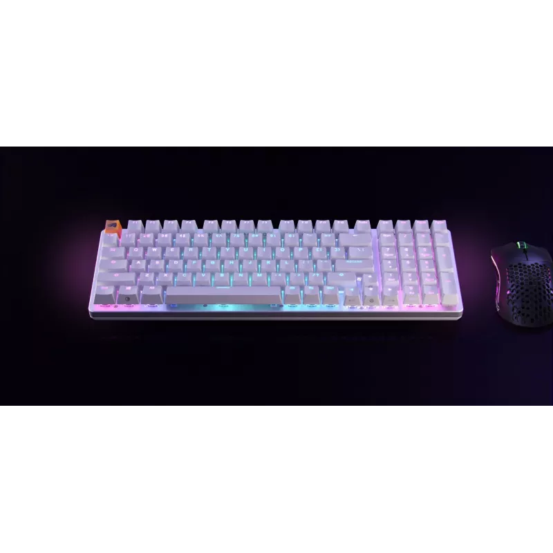 Teclado Glorious Gaming GMMK 2 USB US English branco