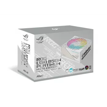 Fonte de alimentação ASUS ROG Loki SFX-L 850W Platinum White 24-Pin ATX