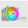 Arrefecedor de ar ASUS TUF GAMING TF120 ARGB WHITE EDITION — 3 ventoinhas de 120 mm, 1900 rpm, 29 dB, telecomando