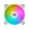 Arrefecedor de ar ASUS TUF GAMING TF120 ARGB WHITE EDITION — 3 ventoinhas de 120 mm, 1900 rpm, 29 dB, telecomando