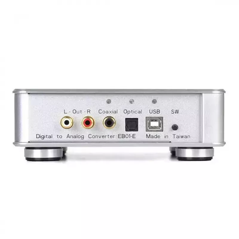 Interface de áudio Silverstone EB01-E prateado