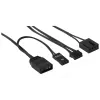 Aerocool Saturn 12F Pro ARGB ventoinhas de caixa, pack de 3 com controlador, 120 mm