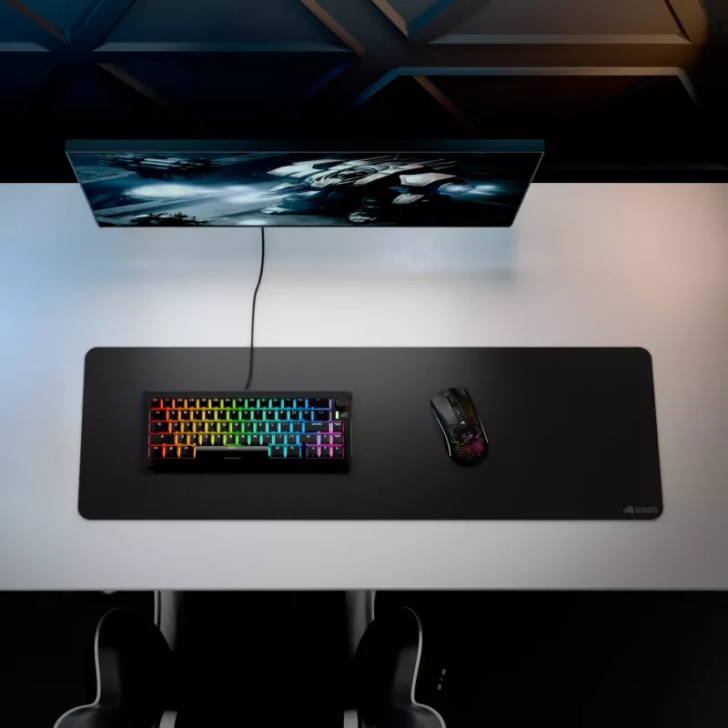 Tapete de rato Glorious Gaming Glorious Mouse Pad 2 Large Extended - sem bordas - preto