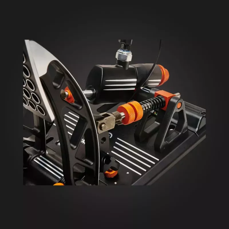 Asetek SimSports Invicta conjunto de pedais de acelerador e travão para sim racing 40-010-0000001