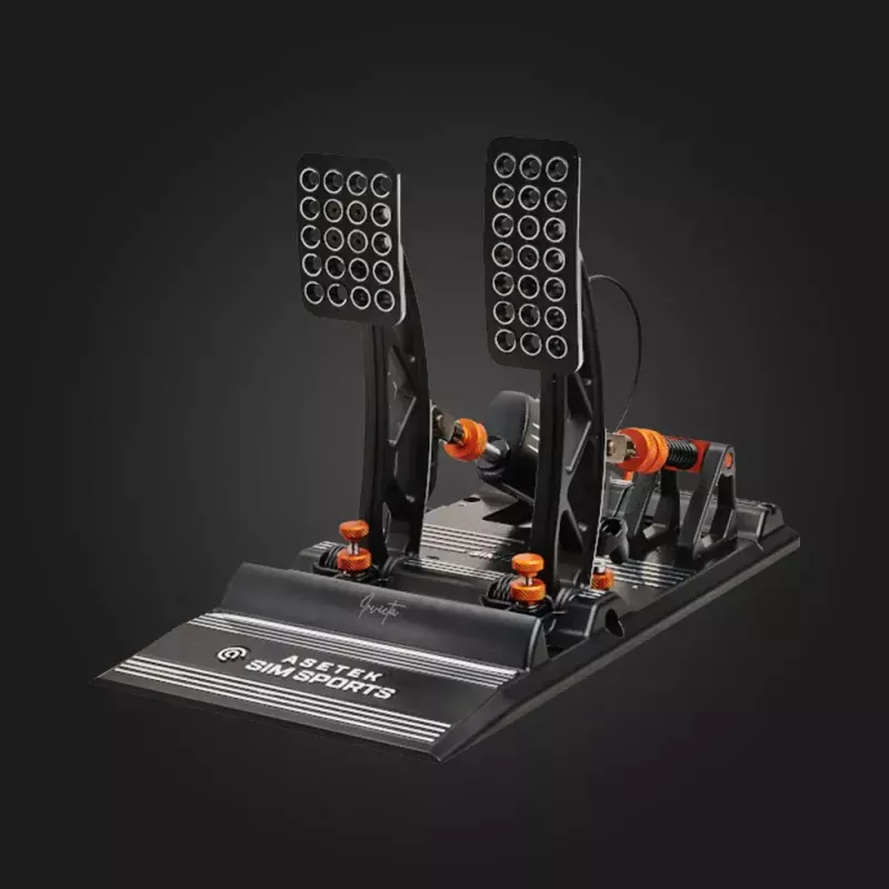Asetek SimSports Invicta conjunto de pedais de acelerador e travão para sim racing 40-010-0000001