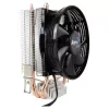 AEROCOOL VERKHO2 Dissipador CPU com ventoinha de 90 mm, rolamento hidráulico, 800–2000 RPM, 110 W TDP, suporte multi-socket