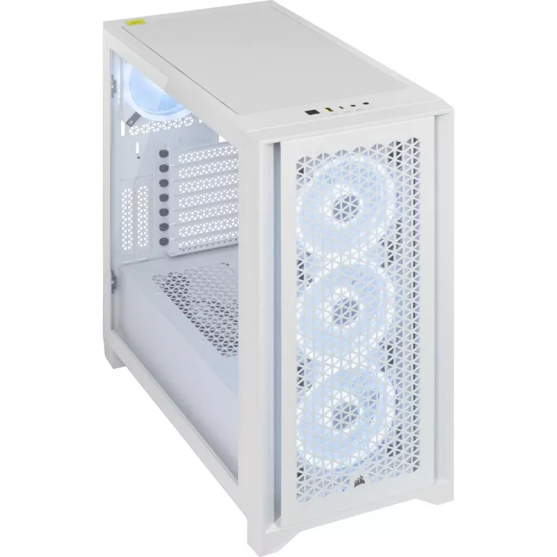 Caixa Midi Tower CORSAIR - Icue 4000d RGB Branca